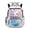 Axolotl Bubble Tea Print, variant on HELLHERO Fire Wolf Roar Kids Backpack with Large Capacity Multi-Pockets Book Bag, Featherweight 17 pollici School Bag for Back to School Elementary School Middle School