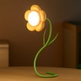 thumbnail image 1 of Fridja Roses Book Light for Reading, USB Rechargeable Flower Lamp, Bendabled Light with 3 Color Modes and Stepless Dimming for Reading at Night, Gifts for Book Lovers, Yellow, 1 of 6