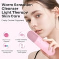thumbnail image 2 of Cepillo de limpieza facial sónico, cepillo de lavado facial de silicona impermeable IPX7 para mujeres, cepillo de limpieza facial eléctrico recargable por USB, masajeador de viaje JAMW Sencillez, 2 of 5