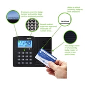 Pyramid Time Systems TimeTrax™ Elite Prox Time Clock, Ethernet, Employee Attendance System with Proximity Badges and TimeTrax Software