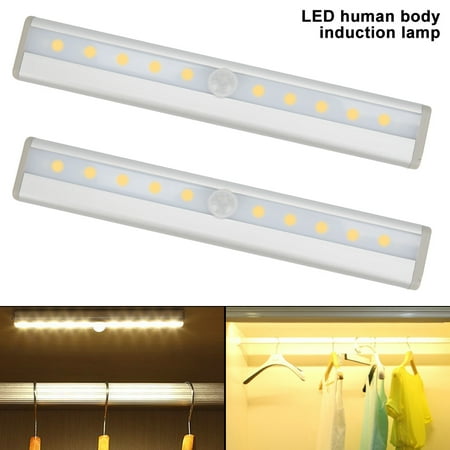 

HOTBEST LED Portable Wireless Motion Sensor Light Infrared Induction Lamp Super Bright Light Bar for Closet Cabinet