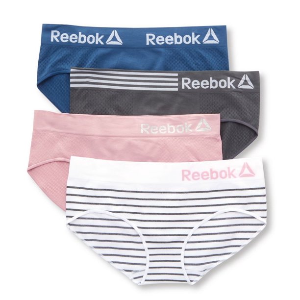 Reebok Women's Reebok UH106 Seamless Hipster Panty 4 Pack Walmart