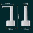thumbnail image 4 of 220V 4W Dispensador de agua automático USB 1200mA Bomba de agua eléctrica de escritorio (Blanco) Tmvgtek Libre de BPA, 4 of 9