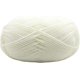 thumbnail image 1 of Zhuge Hilo de algodón, hilo de lana para tejer, hilo de algodón de leche ultra suave de 4 capas, hilo de punto de crochet para tejer a mano, chal, bufanda de lana artesanal (blanco), 1 of 5