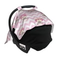 thumbnail image 7 of Car Seat Cover Baby - Pug And Donut Breathable Infant Car Seat Cover for Baby Carseat, Lightweight Comfort Baby Essentials Must Haves Newborn Stuff for Girl Boy, 7 of 7