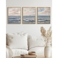 thumbnail image 3 of Drsoum Vintage Sea Landscape Wall Art Ocean Retro Classic Farmhouse Paints Rustic 11x14in3pcs Natural Framed, 3 of 7