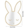 thumbnail image 6 of Uadme Adhesivo de Pared de Espejo Decorativo acrílico, Espejo de plástico acrílico para niños, Arte para habitación de niños, decoración del hogar(Rabbit), 6 of 8
