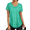 Green, variant on Womens Workout Tops V Neck Tee Shirts Quick Dry Athletic Shirts Women Loose Gym Running Tops