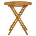 thumbnail image 3 of vidaXL Folding Garden Table 70 cm Solid Acacia Wood, 3 of 7