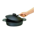 thumbnail image 2 of Sori Yanagi TEKKI (cast iron) Pan (shallow) 22cm with cast iron lid and handle, 2 of 5