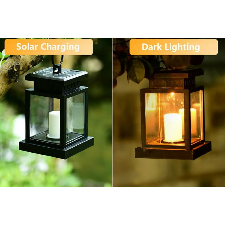 5-pack Waterproof Outdoor Solar Lantern Hanging Light LED Candle Yard Patio Garden Lamp 5-pack Waterproof Outdoor Solar Lantern Hanging Light LED Candle Yard Patio Garden Lamp