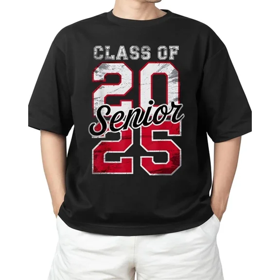 DOPASHIRT 2025 Graduation 2025 Senior 25 Graduate T-Shirt Unisex S-5XL Hot Trending Shirt, Vintage Birthday Gift