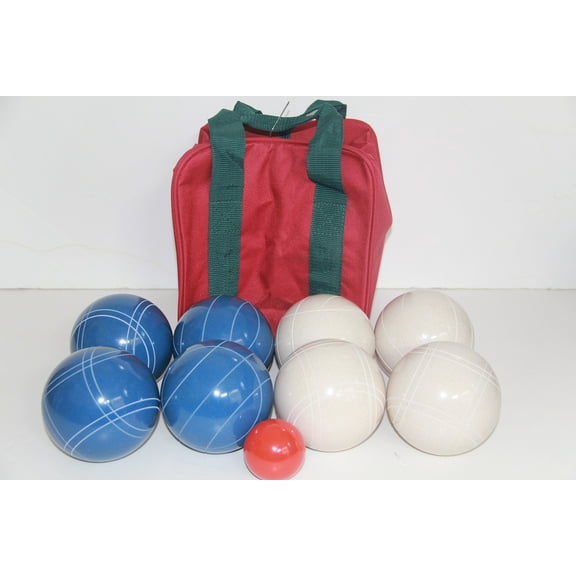 (13 of 22) Epco Bocce Set -110mm Blue and White Balls