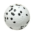 thumbnail image 1 of Greeniant Juguete de rugby para perros con rebote irregular y ETPU para juegos interactivos Bolas de juguete resistentes a mordeduras Suministros para perros Blanco negro 7cm, 1 of 6