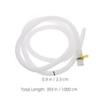 thumbnail image 2 of FONDOTIN drain hose White Polyethylene Anti-drip for RV Use 1 Set, 2 of 8