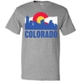 thumbnail image 3 of Inktastic Colorado Flag and Skyline T-Shirt, 3 of 5