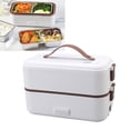 thumbnail image 3 of Heated Lunch Box, Electric Lunch Box Food Heater, Detachable Double Layer For Food Heating, 3 of 8