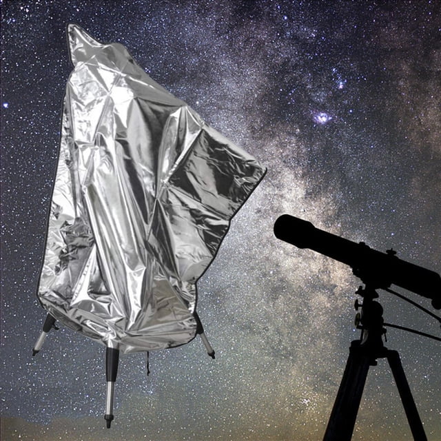 Dispositivos de cubierta antipolvo para telescopio astronómico, uso sencillo con correa de fijación, ligero, a prueba de polvo, impermeable, portátil