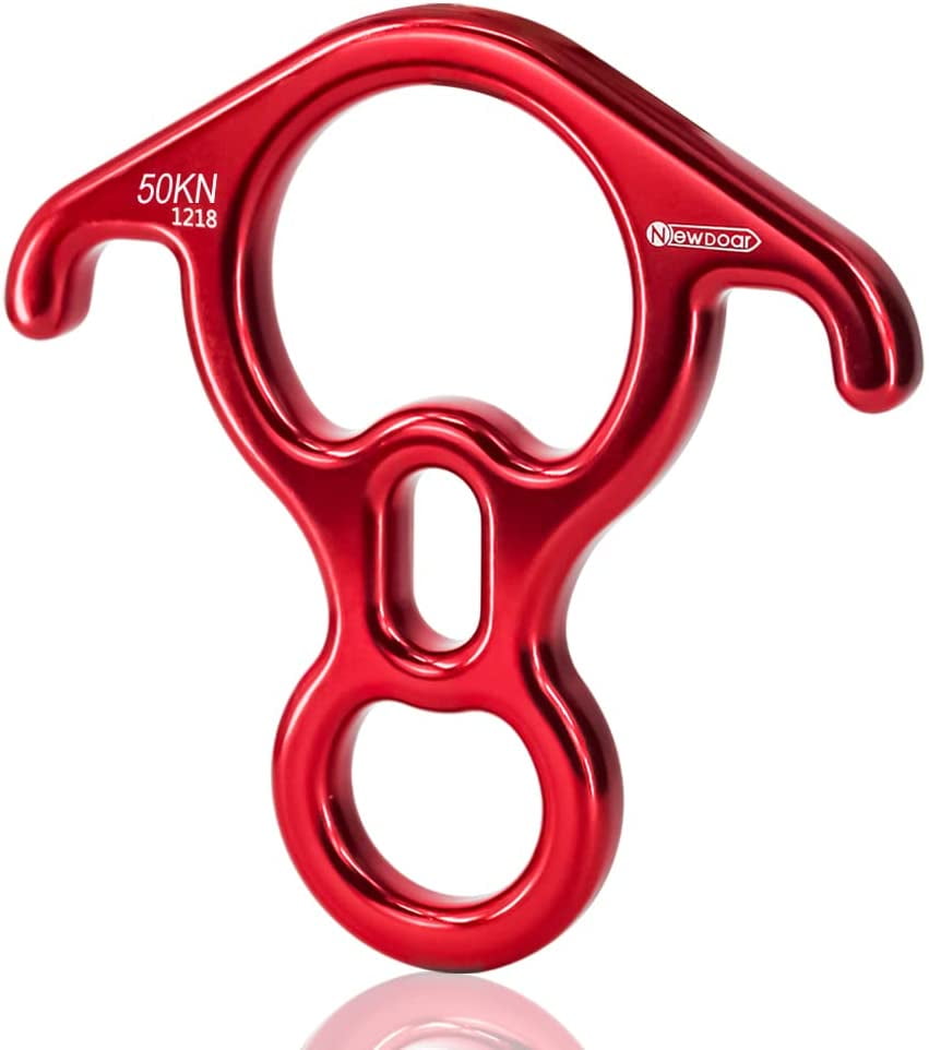 NewDoar 50KN 11000 LBF Rescue Figure,8 Descender Large BentEar