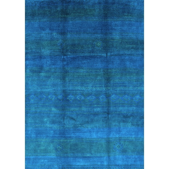 Ahgly Company Indoor Rectangle Persian Light Blue Bohemian Area Rugs, 3' x 5'