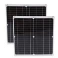 thumbnail image 3 of 2 piezas 20V 25W Panel solar 30A Juego de cables de controlador de carga solar Kit de sistema fotovoltaico, 3 of 10