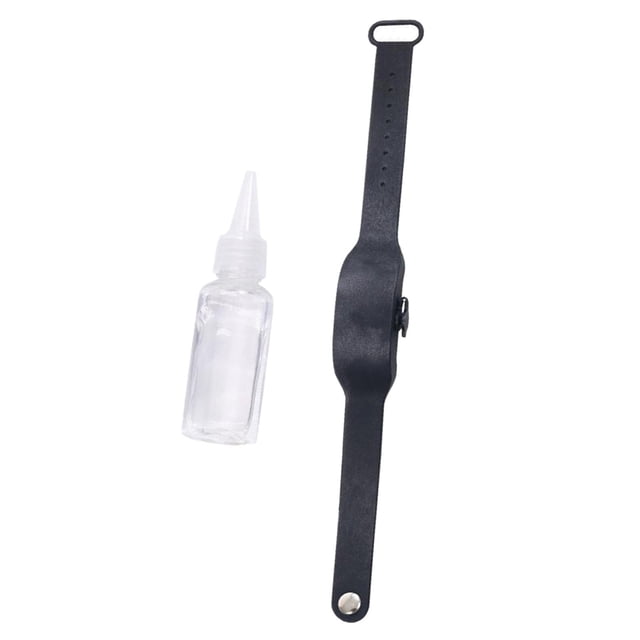 Desinfectante de Manos Sunnimix Portátil Negro Pulsera Desinfectante