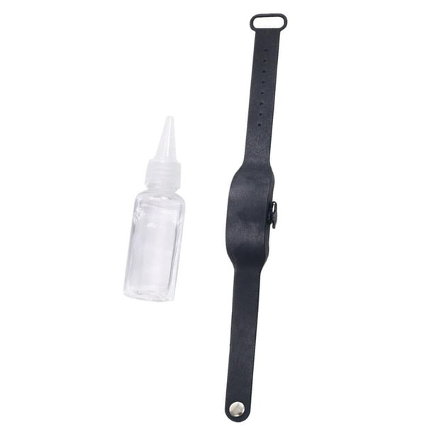 Pulsera dispensadora de desinfectante de manos - Pulsera dispensadora de desinfectante de manos Negro