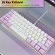 thumbnail image 4 of Teclado para Juegos Retroiluminado RGB de 61 Teclas Diseño Compacto Diseño Ergonómico Plug and Play con Color de Contraste Adecuado para Computadora Portátil de Escritorio ANGGREK Otros, 4 of 8