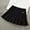 Black, variant on Spazoro Toddler Girls Elastic Waist Skirts, Summer Pleated with Lining Embroidery A-Line Skirts for Child Girls Black Size 5-6T