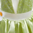 thumbnail image 5 of HAWEE Deluxe Princess Frog Costumes Little Girls Dress Fancy Gown for Cosplay Halloween Party, 5 of 5