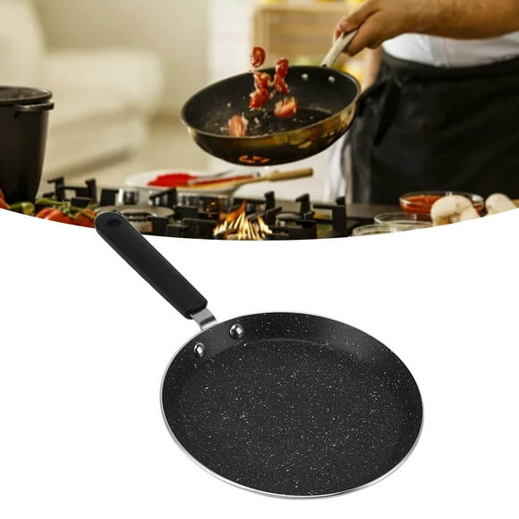 Pancake Pan Griddle, Nonstick Round Pancake Cooking Crepe Pan Household Gas Stove Top Pancake Griddle Pan Crepe Pancake Pan Griddle Kitchen Gadgets For Egg Bread Cake