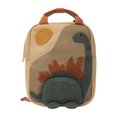 thumbnail image 2 of CHAO Mochila pequeña de dinosaurio con cuello largo y sol bordado con dibujos animados de lona bordada para niños de guardería, 2 of 5