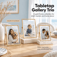 Floating Picture Frame 3 Pack 8x10 Double Glass - Walmart.com