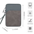 thumbnail image 4 of Injueey Funda para tableta, funda portátil a prueba de polvo, impermeable, organizador de bolígrafo y ratón, reemplazo de bolsillo para de Cables de computadora Gris, 4 of 6