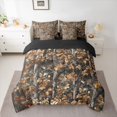 thumbnail image 2 of Feelyou Branches Plant Adult Twin Bedding Sets 7pcs, Autumn Maple Leaf Comforter Set, 2 of 8