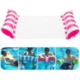 thumbnail image 3 of Season Toys inflatable Water Hammock, Pink, 2 Count, 3 of 8