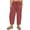 5872-Brick Red, variant on CASSIE LIZ Plus Size Pants Summer Womens Wide Leg Knit Palazzo Pants Lounge Ladies Casual Drawstring Harem Fall Solid Pants with Pocket (XL-5XL)