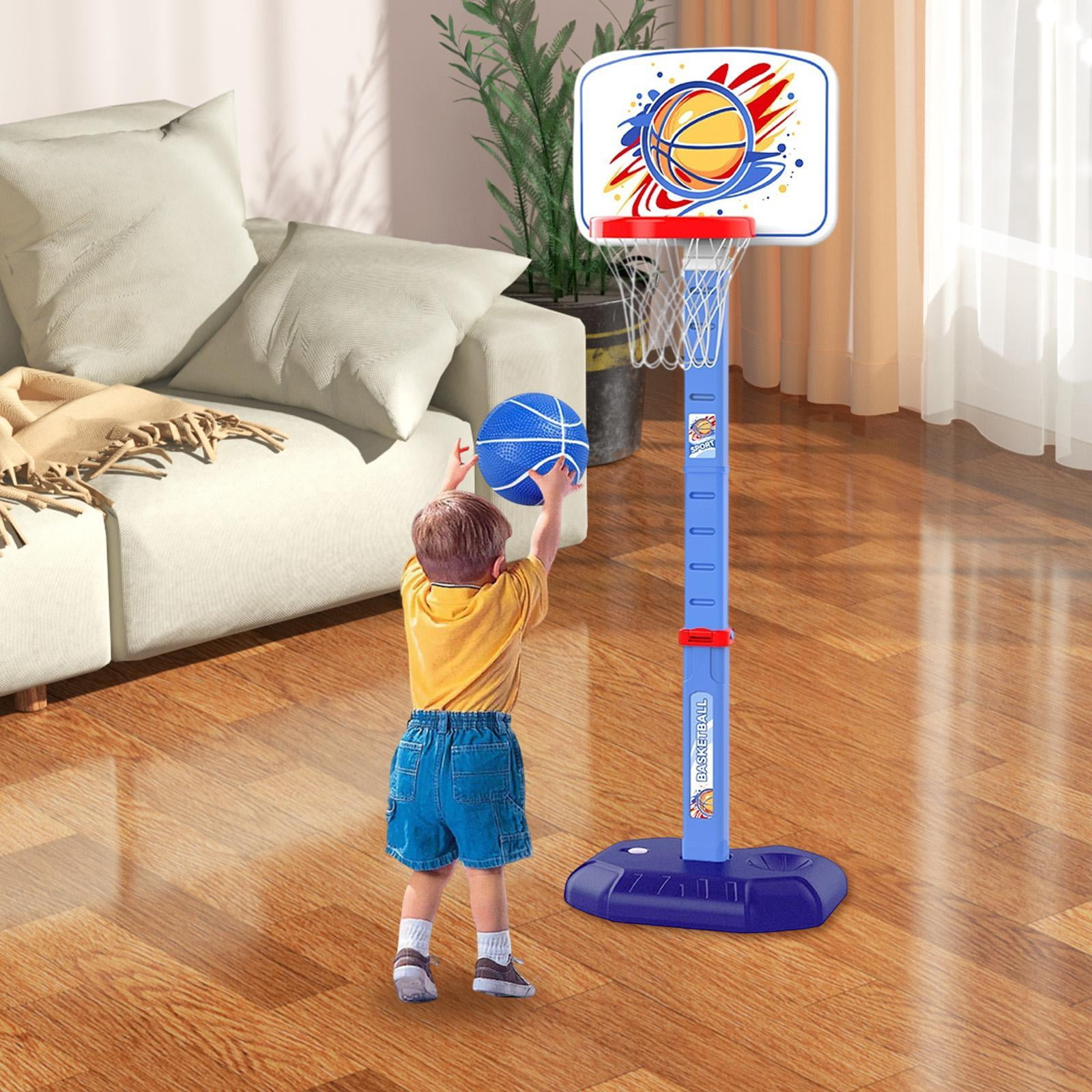 funtasica Children's Basketball Hoop, Basketball Stand, Outdoor Basketball Toys, Competition, Birthday Gifts, Basket, Goal, Indoor And Outdoor Sports Toys Blue