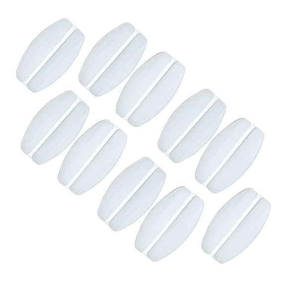 More of Me to Love Bra Strap Shoulder Holder 5-Pack White (10 Units) Stops Straps from Slipping