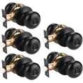 thumbnail image 1 of Matte Door Knob Passage Function Passage Door Knob for Hall and Closet Door Lockset NonLocking Round Ball Doorknob Colonial Style Door Handle Knob Left and Right Open, 1 of 6