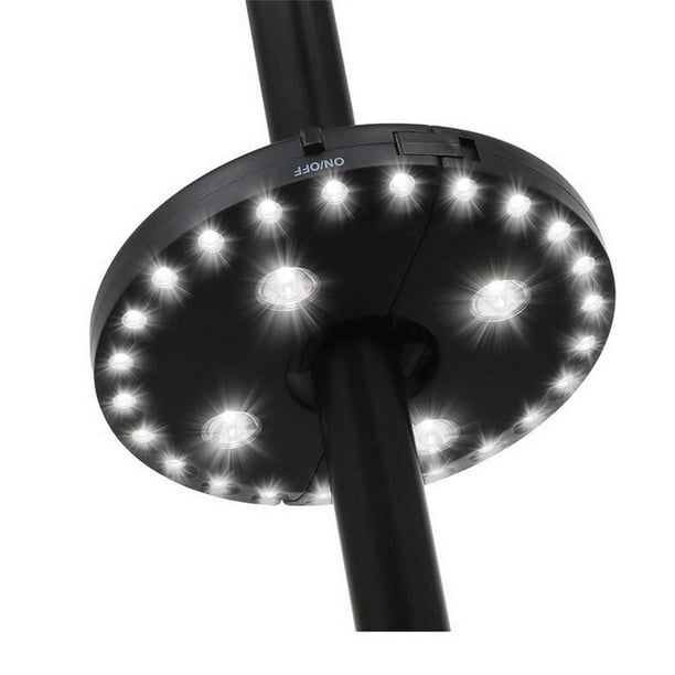 KAHOO 100 Lumens Battery Operated 28 LED Umbrella Pole Light Attachment
