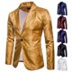 thumbnail image 5 of Traje de hombre con diseño de calle de patrón oscuro, moda, un botón a juego, traje de hombre delgado, 5 of 6