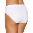 thumbnail image 2 of Women's Bali 2362 One Smooth U All-Around Smoothing Hi-Cut Panty (White Pointelle 9), 2 of 2