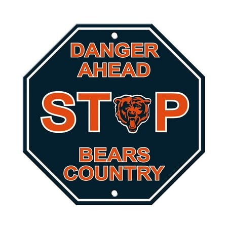 Nfl Pub Sign - NFL Chicago Bears Stop Sign