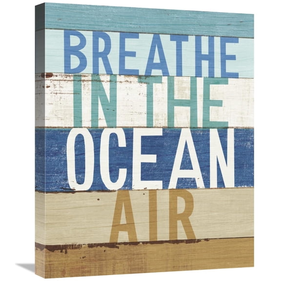 Global Gallery's 'Beachscape Inspiration V' By Michael Mullan Stretched Canvas Wall Art
