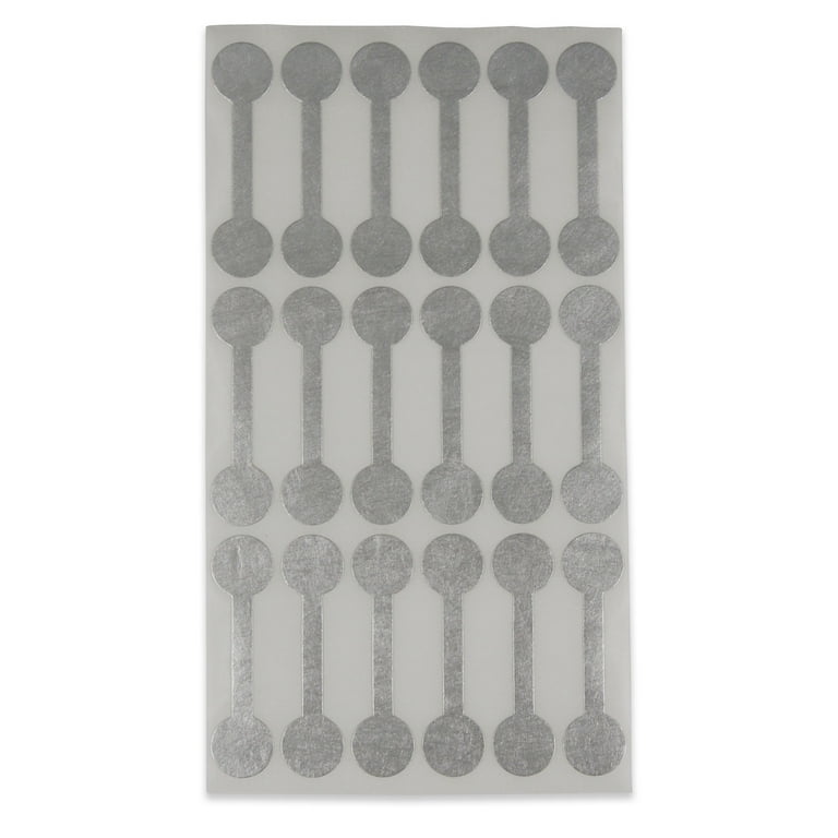 1000 Pcs Price Tags Stickers 12mm Barbell Jewelry Display Rectangle Shape  white 