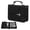 Black, variant on PU Book Cover Case Portable Book Cover Bag with Phone Pocket and Sturdy Handle for Men Women Exquisite Present Box Packaging, Blove