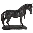 thumbnail image 2 of A&B Home 14" Polyresin Horse-Color:Dark Bronze,Style:Classic Vintage, 2 of 2