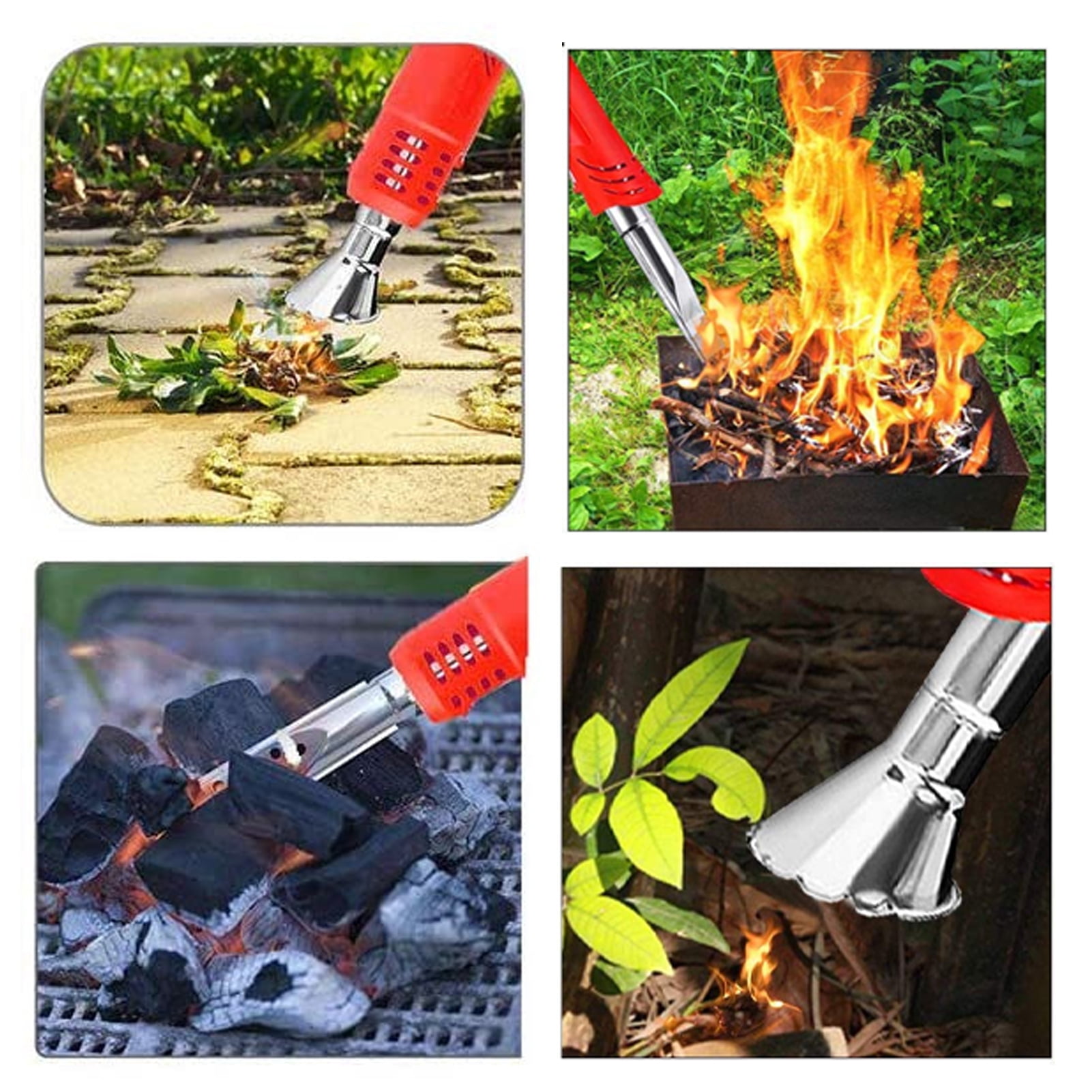Buy Weed with 2 Nozzles Electric Weed Killer Thermal Weeding Stick BBQ