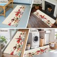 thumbnail image 6 of Red Mushroom Gnomes 2'x6' Runner Rug, Spring Botanical Eucalyptus Leaves Washable Non-Slip Area Rugs for Hallway Kitchen Floor Bedroom Entryway, StainResistant Laundry Carpet Decoration Indoor Mat, 6 of 9